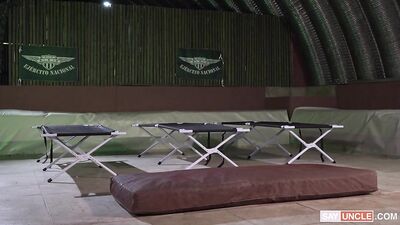 Gay Army Men: Sergeants Twisted Training Methods with Recruits Glenn and Nathan