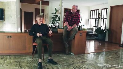 Uncles Hot Stroke: Older Dad Takes His Sons Place with the Family Friend!