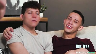 Gay Porn Video - American Threesome with Hottie Roommate!