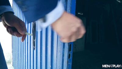 Russian Roulette: Steel-Clad Gangster Roughs Up His Suited Prey