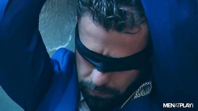 Russian Roulette: Steel-Clad Gangster Roughs Up His Suited Prey