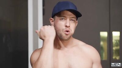 Bareback American Coachs Hard Lesson: Damian Night & Johnny Donovan