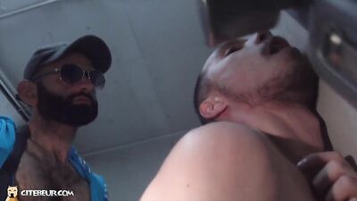 Underground Parking Destruction: Anal and Facial Fucking