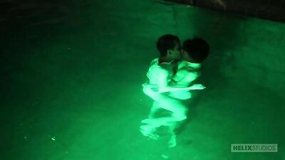 Pool Party Frenzy - Dante Clark and Jacob Hansens Gay Porn Romp