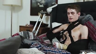 Gay Family Duty: Beefy Dad Lays Down the Law with Sons Helping Hand