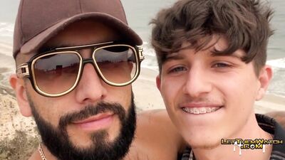 Beach DoggyStyle with Jay Magnus and Juven - Sodomizing Couples on the Beach!