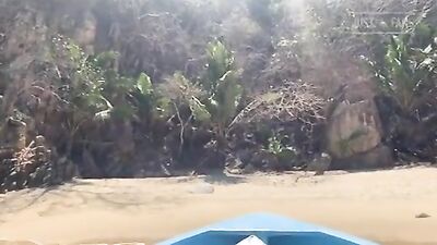 Beach Sex - Rhyheim Sucking and Fucking Alejandro on the Beach