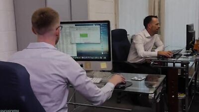 Office Window Sex: Dave London & Diggorys Gay Porn Adventure