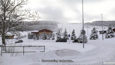 Hunting in the Czech Republic 682 - POV Snowboarding Adventure