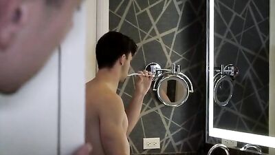 Gay Porn: Shower Sex with Roommate Turns into a Steamy Encounter