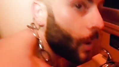 Seduced in the Sauna: Passive Mini Sucks off Two Guys without a Condom, Cul-filler Wants to Receive Sperm Globs Inside His Butt