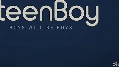 Young Blonde Teen Bent Over for a Hard Anal Fucking