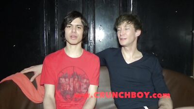 Gay Emo Teen Sucks a Big Dick in the Toilets and Backroom for His First Time Hookup