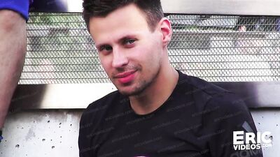 Three Tough Guys Unload in a Cave - A Gay Porn Video