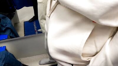 the guy decided to play with a vibrator