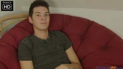 Lean and Hungry: Young Solo Masturbator Spills His Load