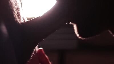 Sensual Blowjob. He sucks my big, hot, straight cock and swallows my cum