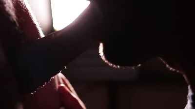 Sensual Blowjob. He sucks my big, hot, straight cock and swallows my cum