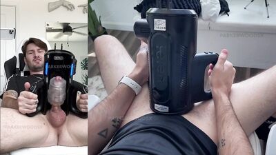 Trying out my XSpaceCup Auto-Stroker for the first time.