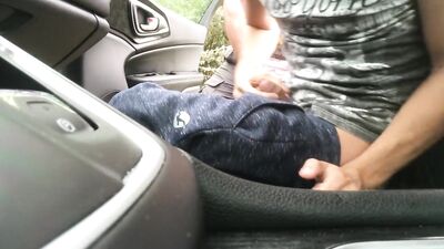 Parking Suck Fest - Gay Road Trip Blowjobs and Cumshots!