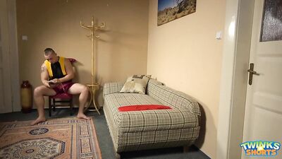 Beautiful Boy with a Round Ass Gets Sucked and Fucked by a Hung Hunk!