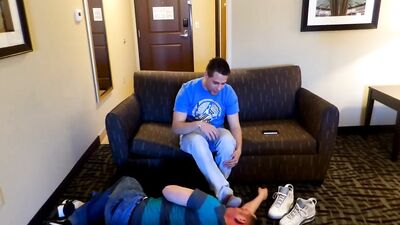 Foot Worship - Gay Porn Video: Master Alpha Dominates a Slave with His Feet