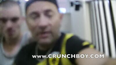 Sneakers and French Kissing: Fabien Gets Ass-Fucked by His Pal in Spandex!