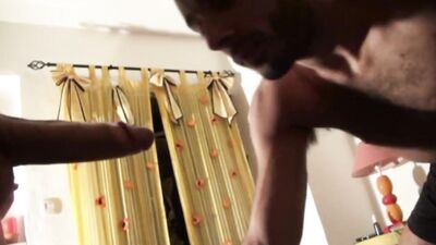 Gangbang with Huge Cumshot - French Bully Sucks and Blows Gay Porn Video