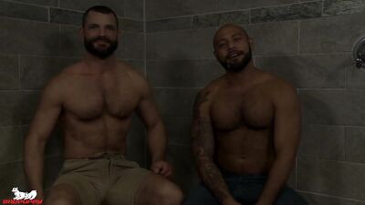 Stallion Showdown: Leo Forte and Jake Morgans Raging Bareback Sodomy