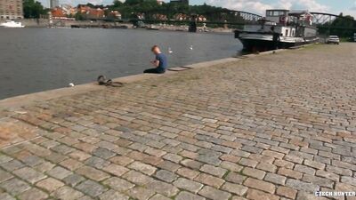 The Rivers Edge Encounter: A Gay Porn Video Starring Adrian, the Shy Blonde Hunter