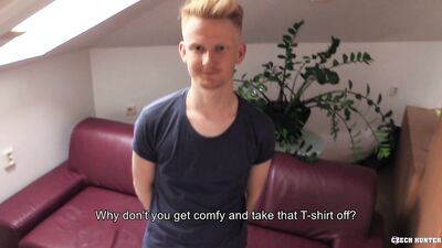 The Rivers Edge Encounter: A Gay Porn Video Starring Adrian, the Shy Blonde Hunter