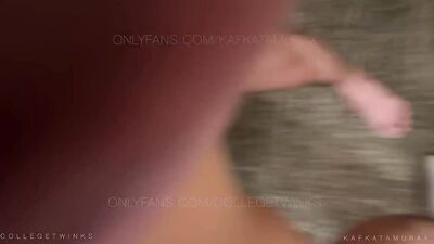 Hot Hotel Bareback Threesome with Horny College Twinks