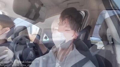 ドライブ中ラブホ寄ってハメた