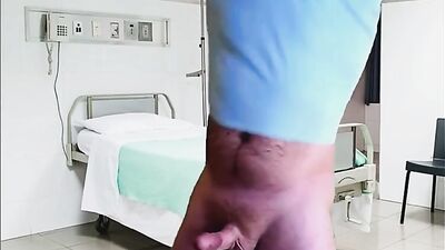 Male Doctor Cums in Hospital