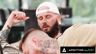 HETEROFLEXIBLE - Str8 Buddies Zak Bishop & Johnny Hill Give In To Anal Temptation While Jerking Off