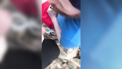 Fishing With the Stepbrother Sucks Me By The River and Gets Huge Facial