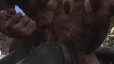 Minotaur Cums A LOT From Being Fucked by Rhino (Gulhragg) | Wild Life Furry