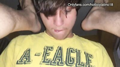 Amateur Latino Boys curios playing