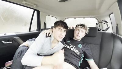 NEARLY CAUGHT LIVE! Lads on the road.