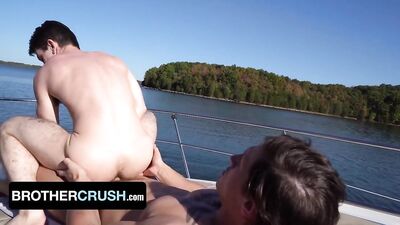 Hunk Step Brother Dalton Riley Bangs His Step Brother's Best Friend Caleb Morphy - BrotherCrush