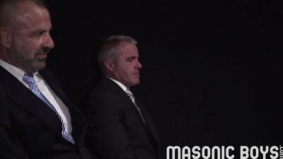 MasonicBoys - Unsure boy stretches hole and gets bred before daddy cult