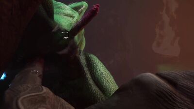 Scalie Reptile (Corbac) Gets Milked by Big Dick Rhino (Gay Sex) | Wild Life Furry