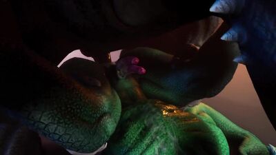 Scalie Reptile (Corbac) Gets Milked by Big Dick Rhino (Gay Sex) | Wild Life Furry