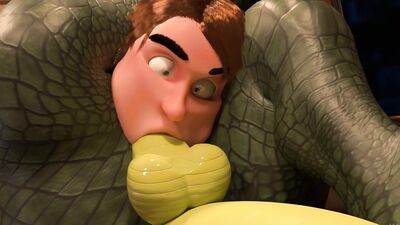 Helpful Host - Gator Dad shows human his RV