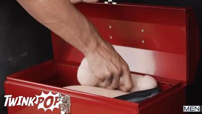 Twink Pop - Benjamin Blue Carries His BF Theo Brady On The Car Hood So Markus Can Fuck Him Better