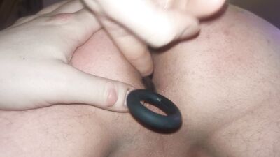 Anal Beads, Spanking & Cock for Needy Slut