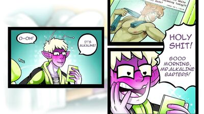 Alien twink daydreams about his hot best friend (Comic) Zeggy's Side