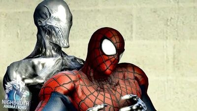 Spidermans Muscle And Cock Growth