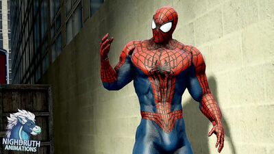 Spidermans Muscle And Cock Growth