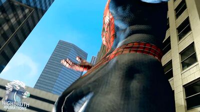 Spidermans Muscle And Cock Growth